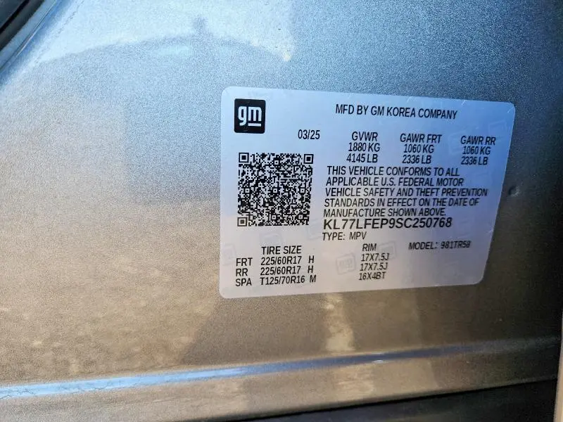2025 CHEVROLET TRAX LS  