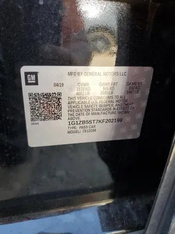 2019 CHEVROLET MALIBU LS  