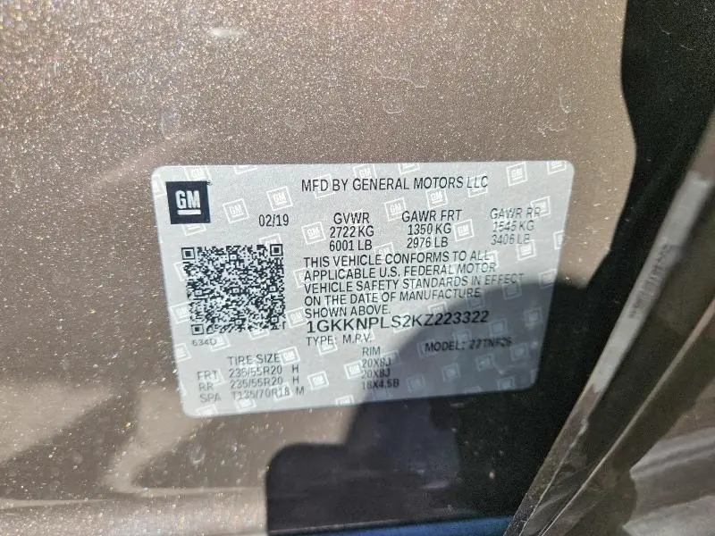 2019 GMC ACADIA DENALI  