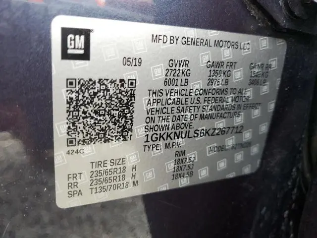 2019 GMC ACADIA SLT-1  