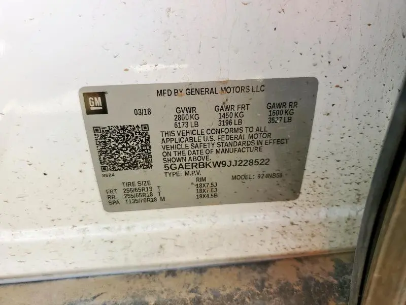 2018 BUICK ENCLAVE ESSENCE  