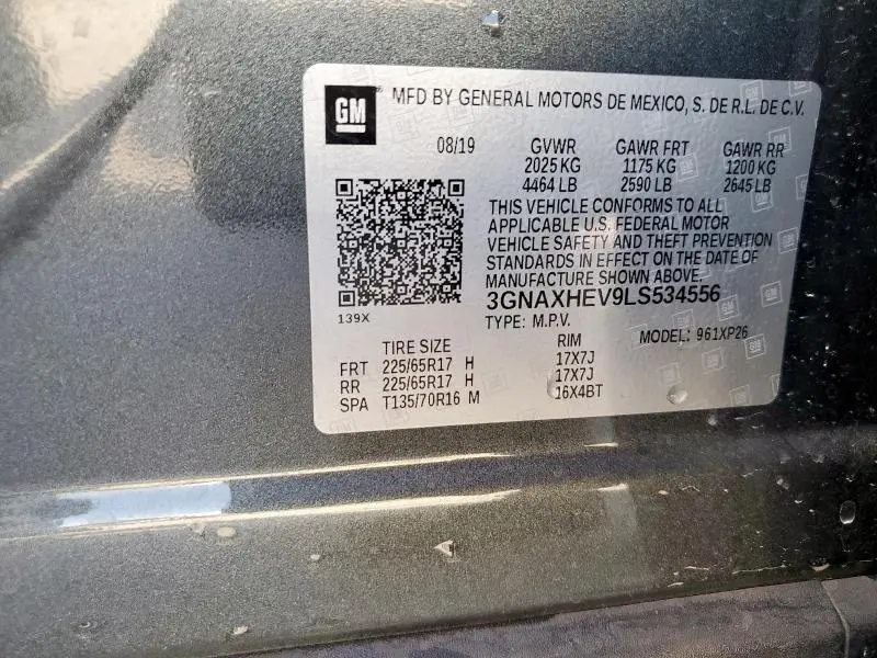 2020 CHEVROLET EQUINOX LS