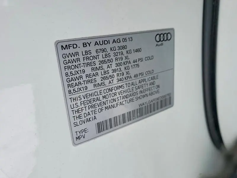 2014 AUDI Q7 PREMIUM PLUS  