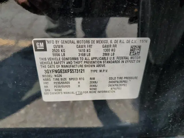 2015 CADILLAC SRX PREMIUM COLLECTION  