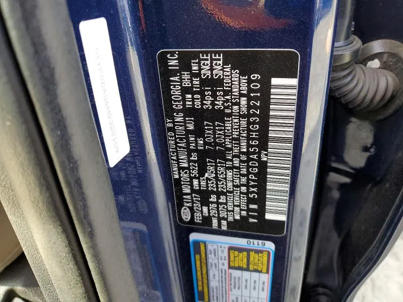 2017 KIA SORENTO LX V6  