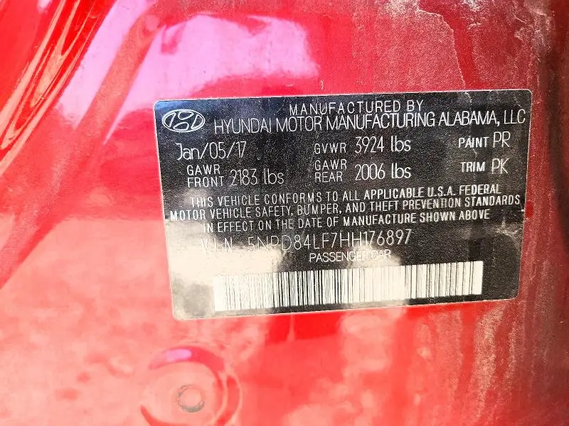 2017 HYUNDAI ELANTRA SE  