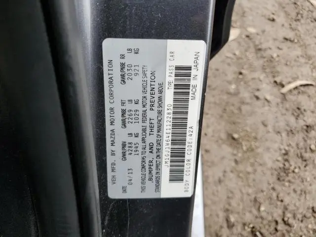 2014 MAZDA 6 GRAND TOURING  