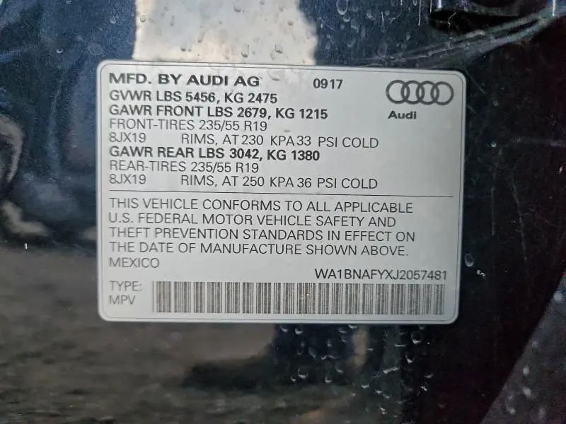 2018 AUDI Q5 PREMIUM PLUS  