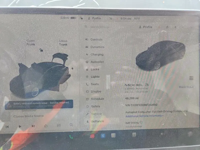 2022 TESLA MODEL 3   