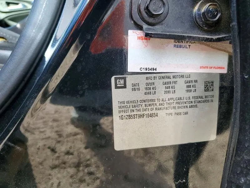 2017 CHEVROLET MALIBU LS  