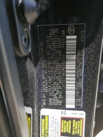 2021 TOYOTA CAMRY LE  