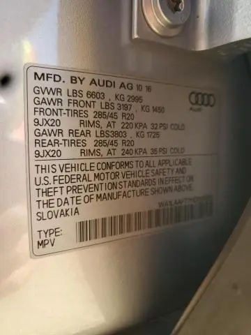 2017 AUDI Q7 PREMIUM PLUS  