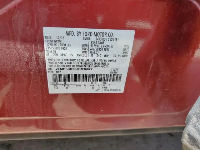 2018 FORD EDGE TITANIUM  