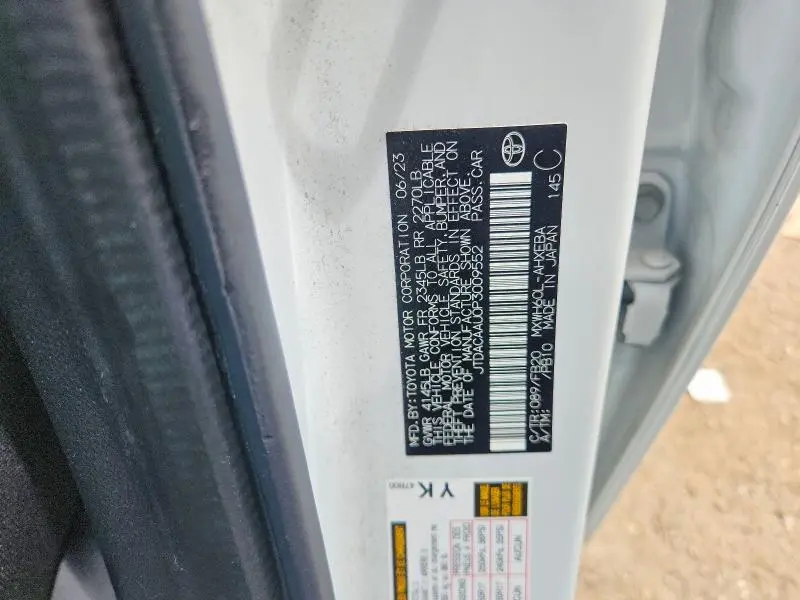 2023 TOYOTA PRIUS LE  