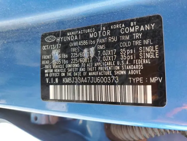 2018 HYUNDAI TUCSON SEL  