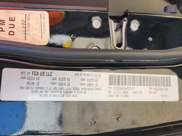 2017 DODGE CHARGER SXT  