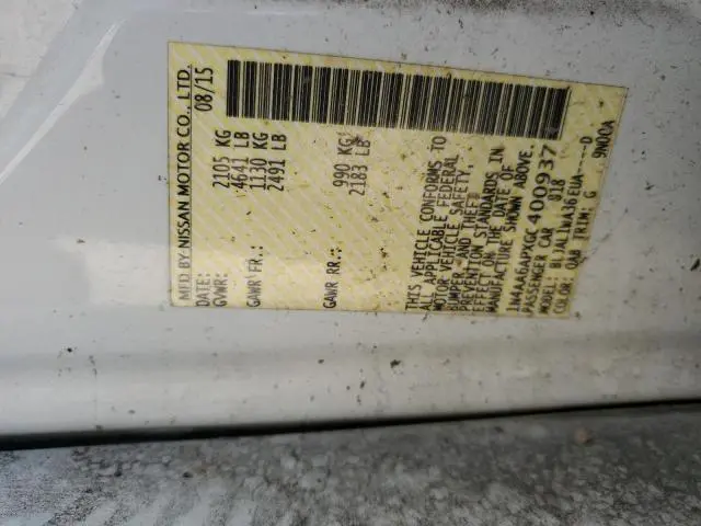 2016 NISSAN MAXIMA 3.5S  