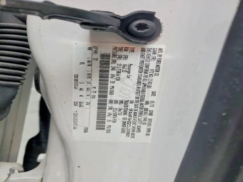 2012 FORD FOCUS SEL  