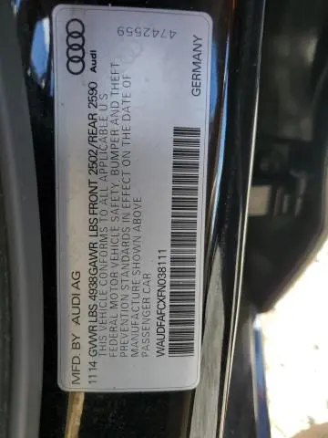 2015 AUDI A6 PREMIUM PLUS  