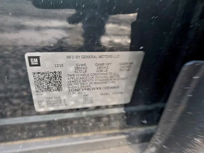 2019 CHEVROLET TRAVERSE LT  