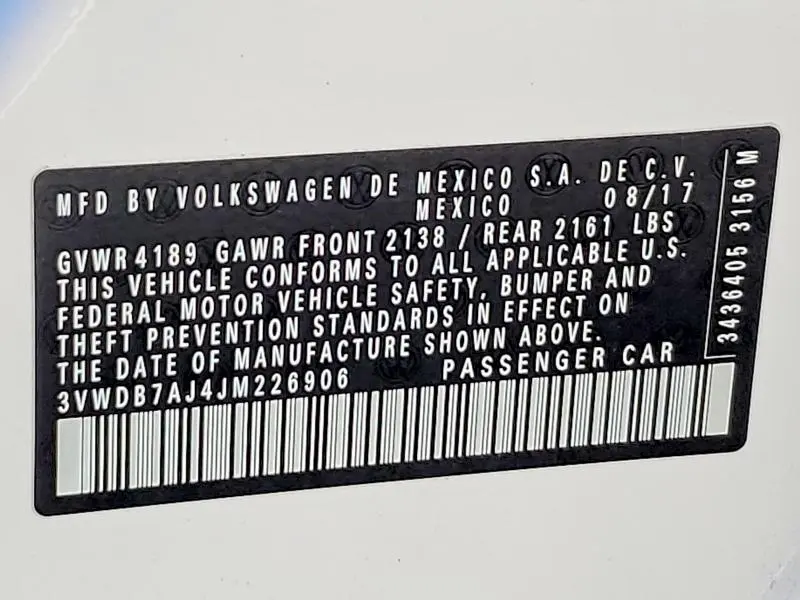 2018 VOLKSWAGEN JETTA SE  