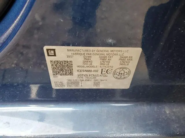 2018 GMC SIERRA K1500  