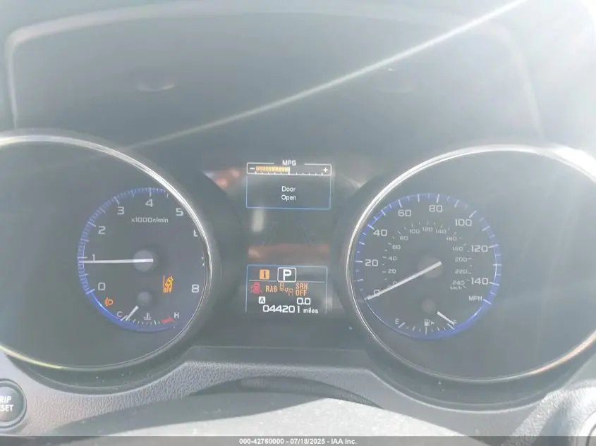 2019 SUBARU OUTBACK 2.5I LIMITED