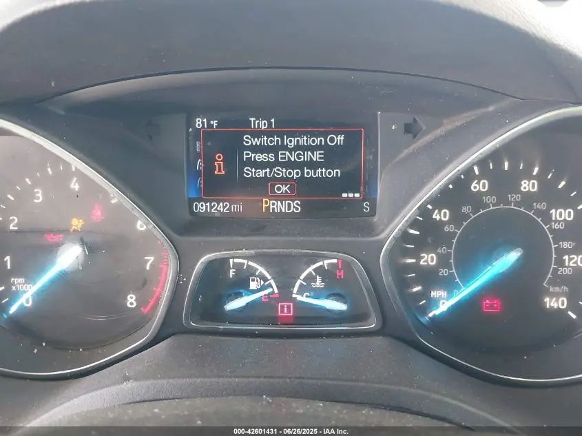 2019 FORD ESCAPE SE