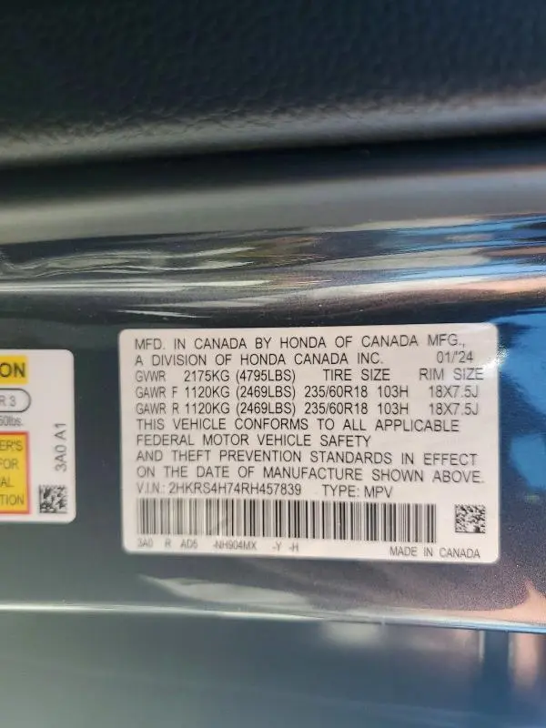 2024 HONDA CR-V EXL  