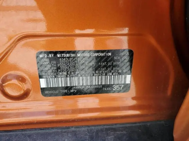 2021 MITSUBISHI OUTLANDER SPORT ES