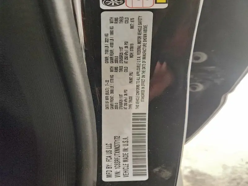 2022 RAM 1500 LARAMIE  