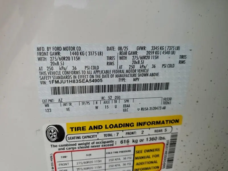 2025 FORD EXPEDITION ACTIVE  