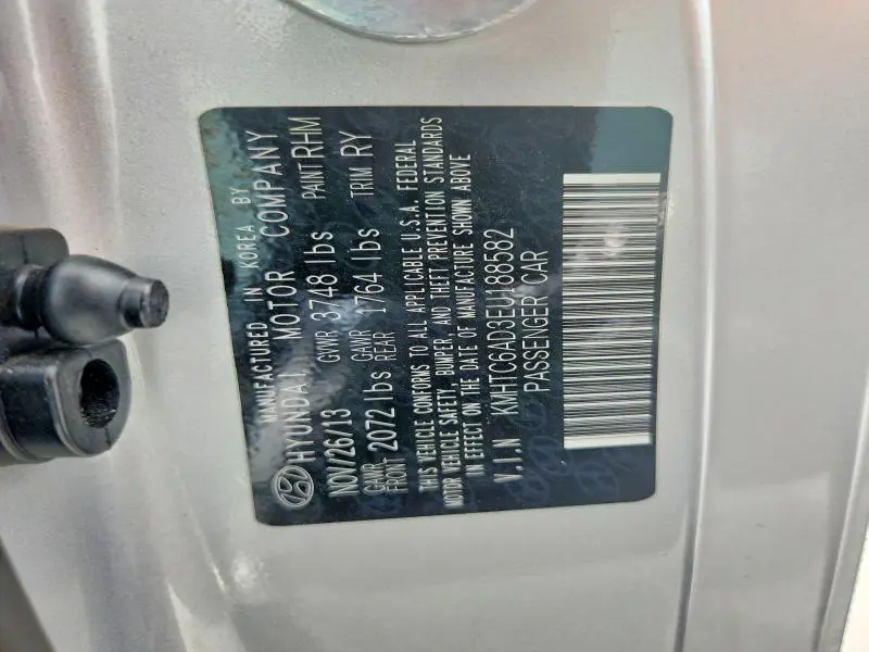 2014 HYUNDAI VELOSTER BASE  