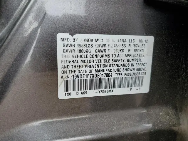 2013 ACURA ILX 20 TECH  