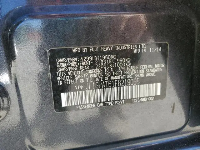 2015 SUBARU IMPREZA SPORT  