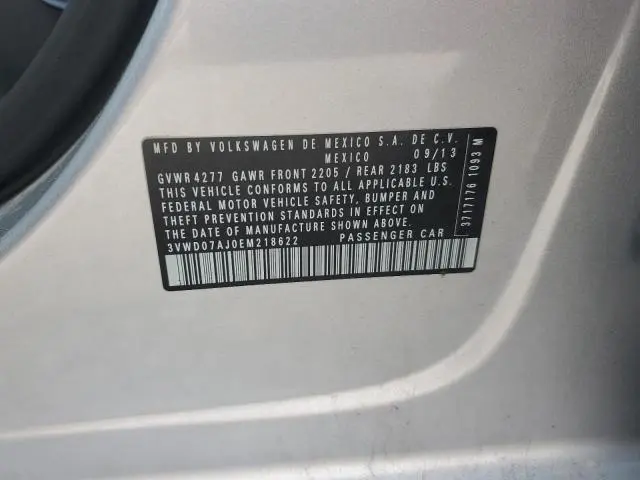 2014 VOLKSWAGEN JETTA SE  