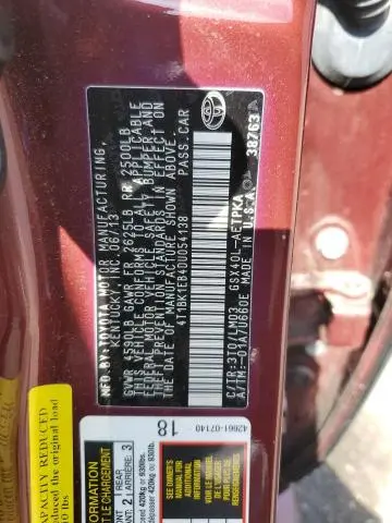 2013 TOYOTA AVALON BASE  