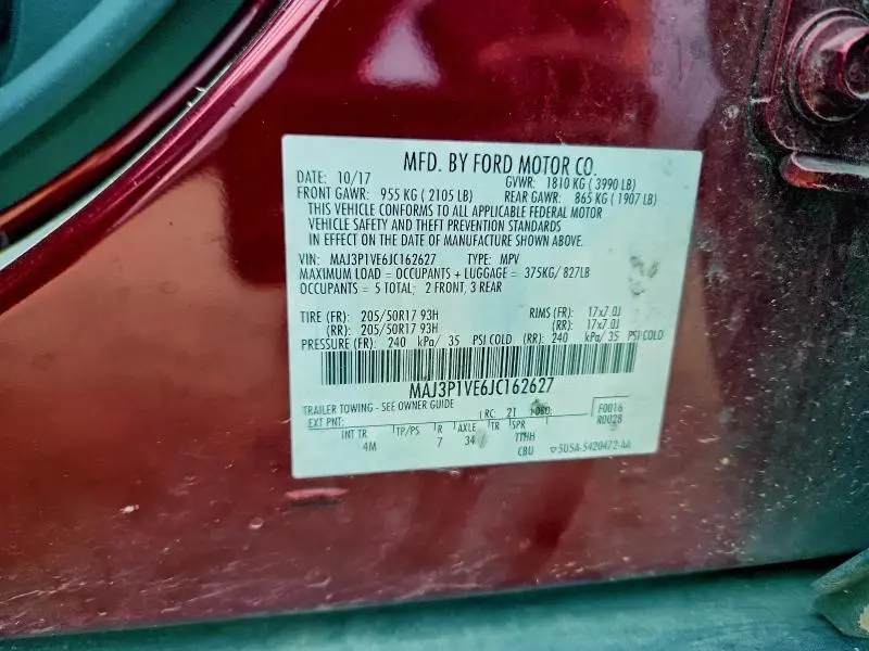 2018 FORD ECOSPORT TITANIUM  