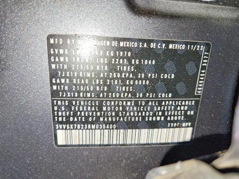 2024 VOLKSWAGEN TAOS SE  