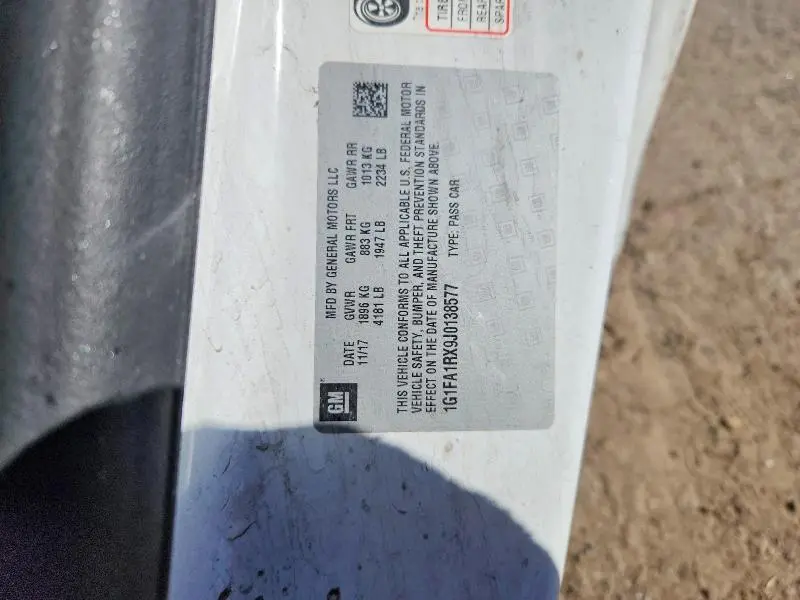 2018 CHEVROLET CAMARO LS  