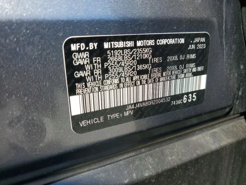 2024 MITSUBISHI OUTLANDER SE  
