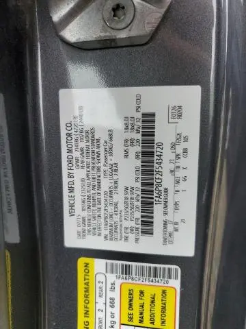 2015 FORD MUSTANG GT  