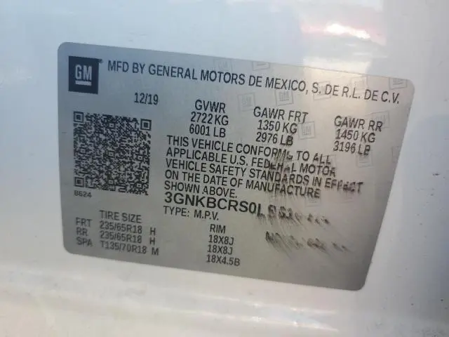 2020 CHEVROLET BLAZER 2LT  