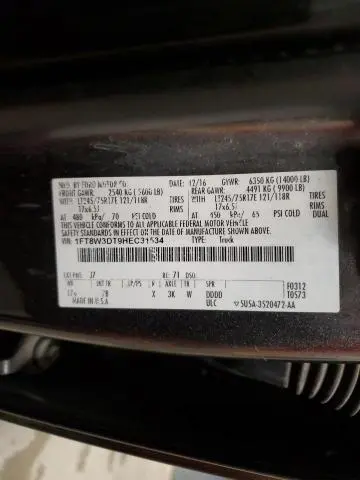 2017 FORD F350 SUPER DUTY  