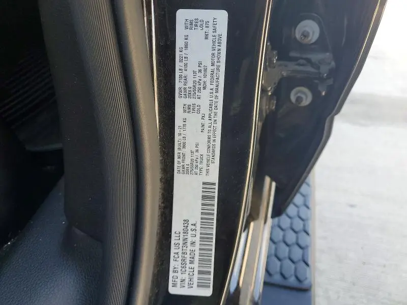 2022 RAM 1500 BIG HORN  