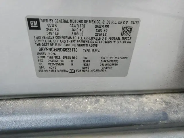 2013 CADILLAC SRX LUXURY COLLECTION  