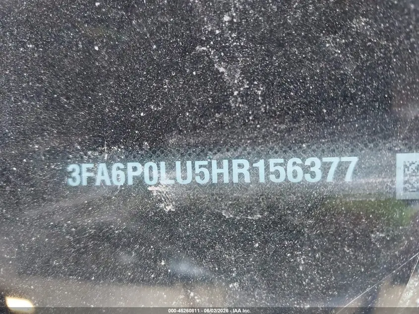 2017 FORD FUSION HYBRID SE