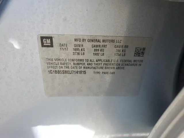 2018 CHEVROLET CRUZE LS  