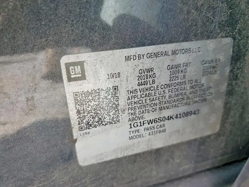 2019 CHEVROLET BOLT EV LT  
