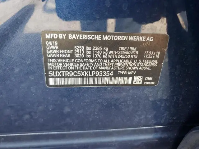 2019 BMW X3 XDRIVE30I  